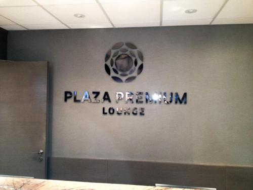 Plaza Premium Lounge - Indoor Building Signage 