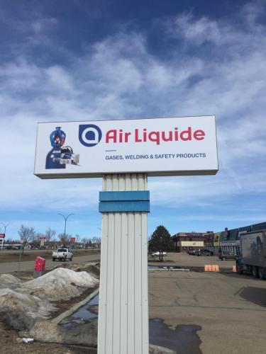 Air Liquide - Backlit Building Signage