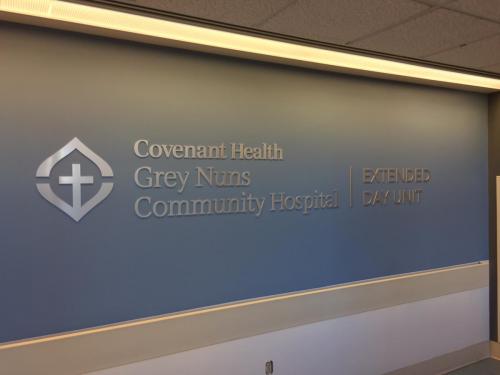 Covenant Health - Grey Nuns -Various Interior Building Signage  