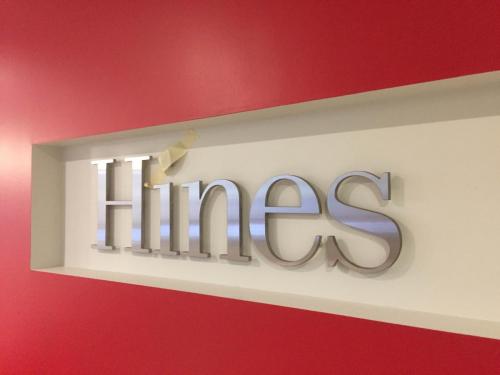 Kelly Ramsey - Hines - Steel Letters Business Signage