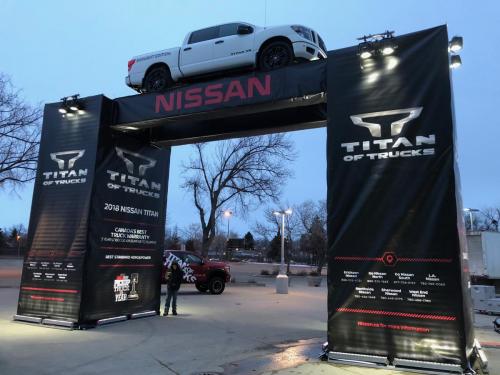 Edmonton Motor Show - Nissan Archway - Event Signage 2
