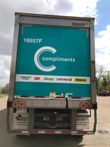 Our Compliments Teal Trailer Graphics 05-19-20 